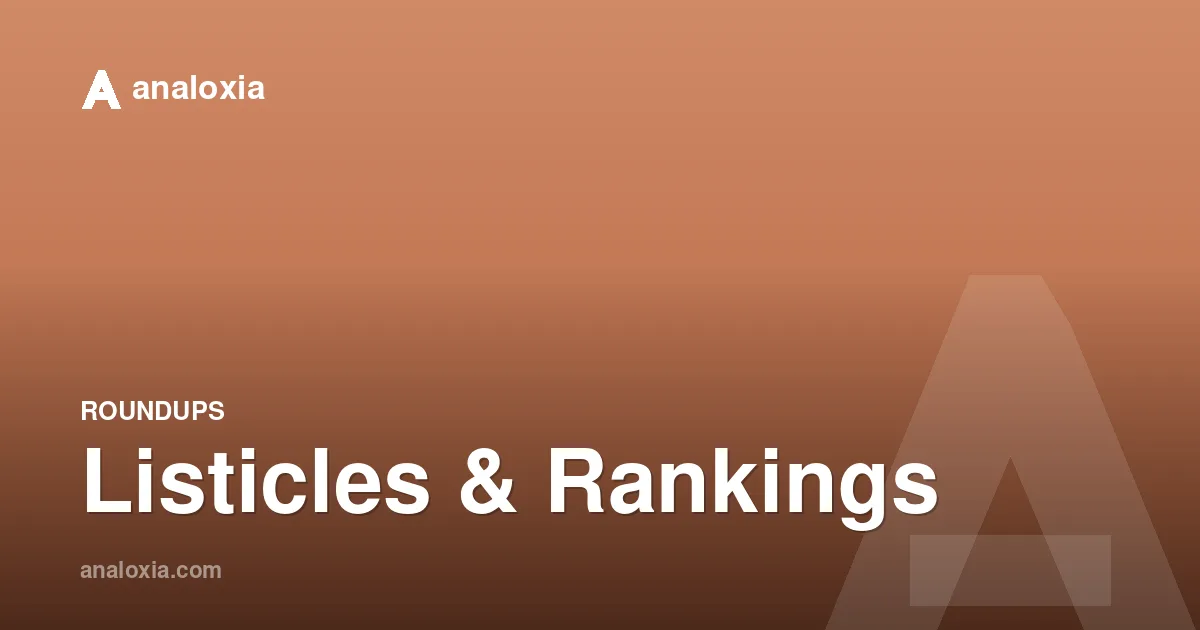 Listicles and Rankings